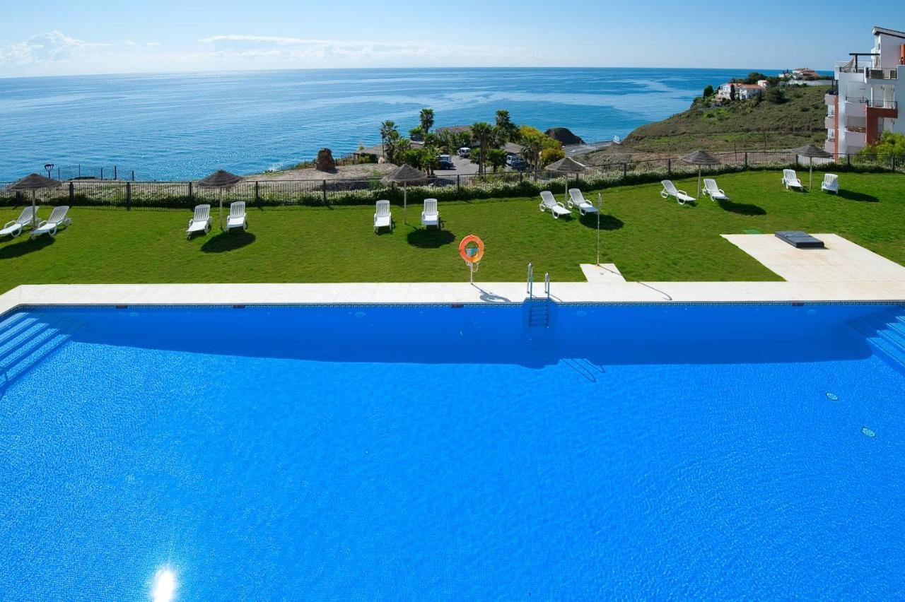 Impresionante Apartamento Vista Mar Frontal Torrox Eksteriør billede